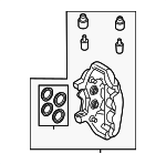 976615423G - : Caliper for Porsche: Panamera Image