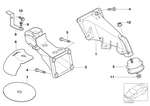 11812229779 - : Supporting Bracket Left for BMW Image