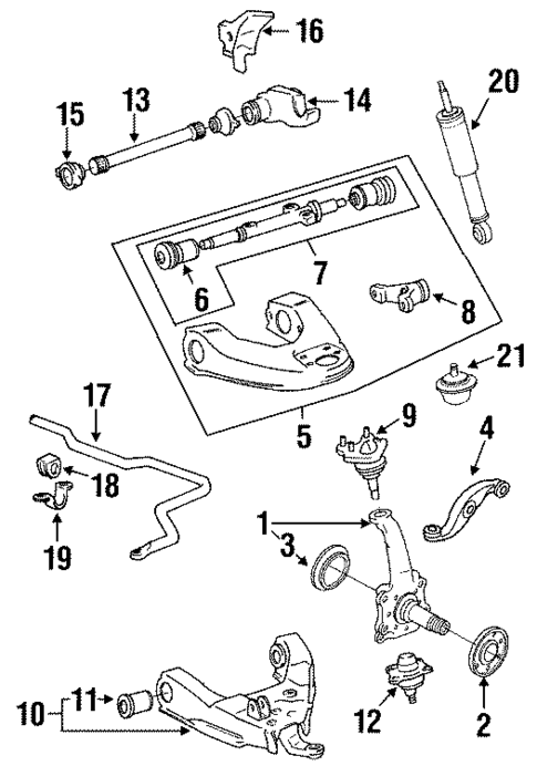 Suspension Components for 1991 Toyota 4Runner #0
