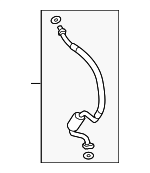 924805AA0A - HVAC: Lower Return Hose for Nissan: Murano Image image