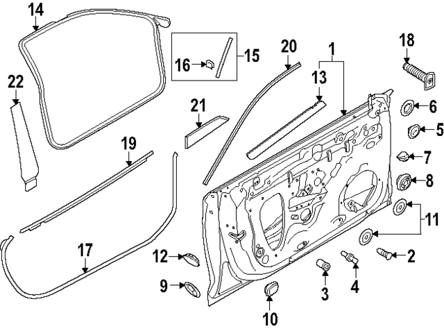 8W8853290T94 - Body: Pillar Trim for Audi Image