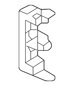 79111TZAJ01 - : Heater Core Stay for Acura Image