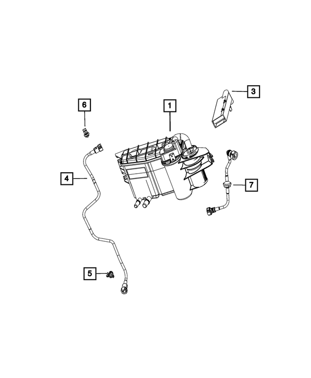 68599190AA - Emission Controls: Vapor Canister for Mopar Image