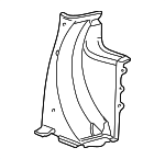 2C7Z7831113AAB - Body: Rear Trim Panel for Ford Image