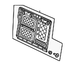 561885504B - Body: Seat Back Frame for Volkswagen: Passat Image