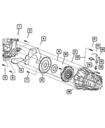6503523 - NVG Manual Transaxle 5 Speed: Hex Head Bolt for Mopar Image