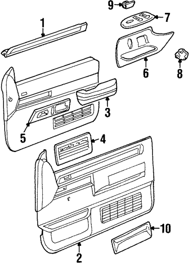 15686454 - Body: Door Trim Panel for GM Image
