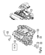 53032617AF - Engine 4.7L Eight Cylinder: Crankcase Vent To Intake Manifold Tube for Mopar Image