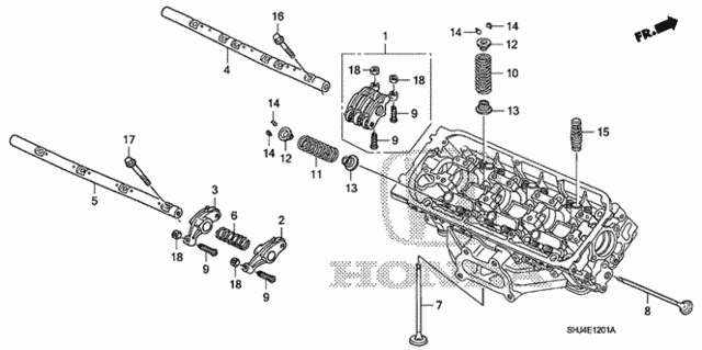 Valve - Rocker Arm (RR.) (1) for 2007 Honda Odyssey #0