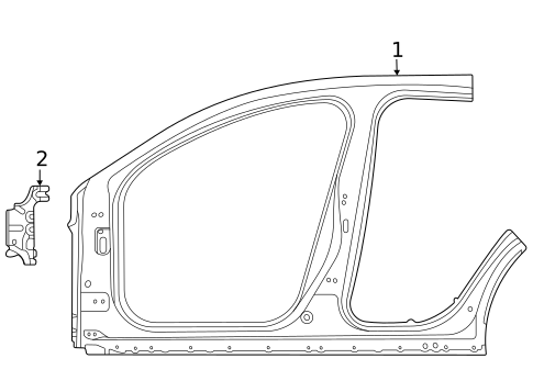 Front Pillar for 2021 Mazda CX-30 #0