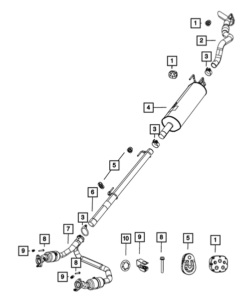 Exhaust System for 2012 Ram 2500 #0