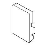 51477952249 - Body: Upper Trim Panel Cover for BMW: 430i Gran Coupe, 430i xDrive Gran Coupe, i4, iX, M440i Gran Coupe, M440i xDrive Gran Coupe Image