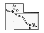 16280F4020 - Cooling System: Hose Assembly for Toyota Image