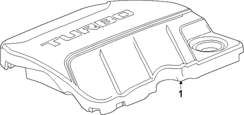 Engine Appearance Cover for 2025 Buick Envista #0