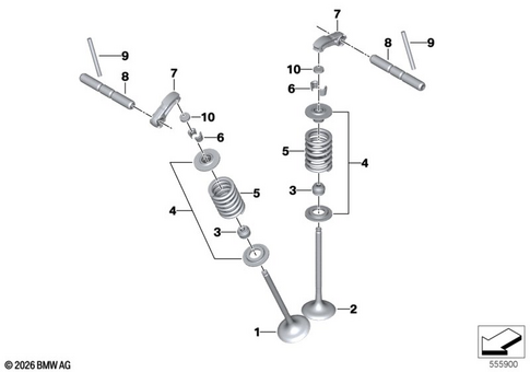 Valves with Springs for 2026 BMW-Motorrad F 450 GS #0