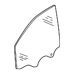 11A845201 - : Movable Glass for Volkswagen: ID.4 Image