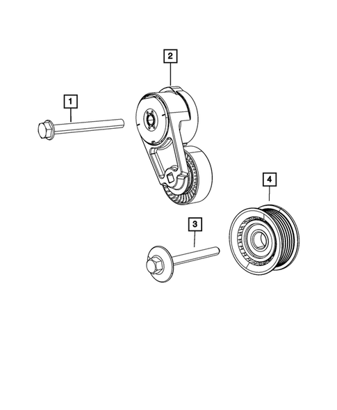 Pulleys and Related Parts for 2018 Dodge Journey #0