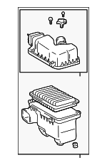 177000P072 - : 2007-2010 Toyota - Air Cleaner Assembly for Toyota: Highlander, Sienna Image