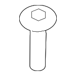 Bumper Cover Support Rail Screw