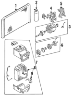 MB897124 - HVAC: Condenser for Dodge: Colt Image