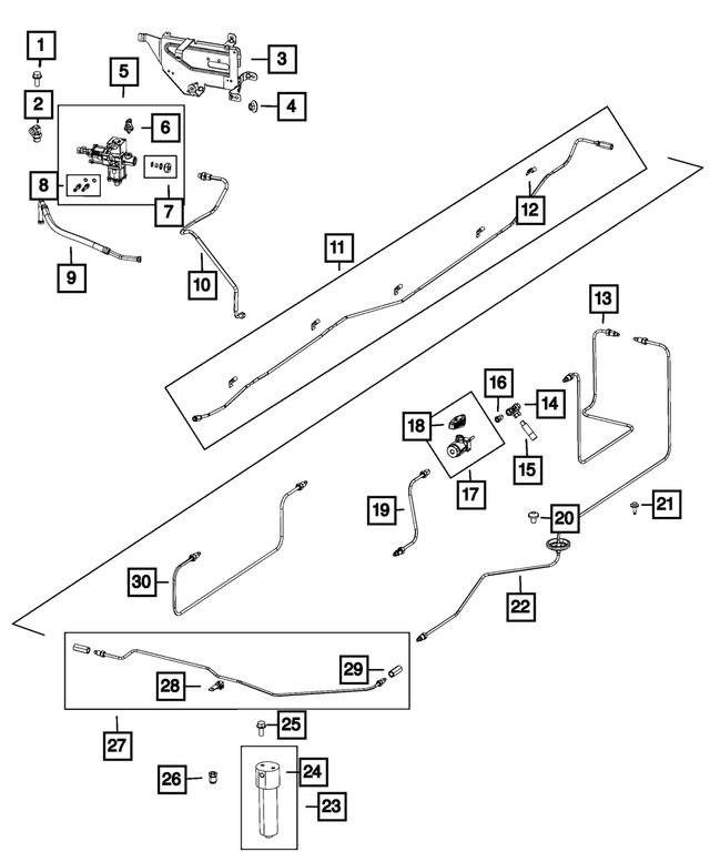 68141510AC - : Fuel Hose for Mopar Image