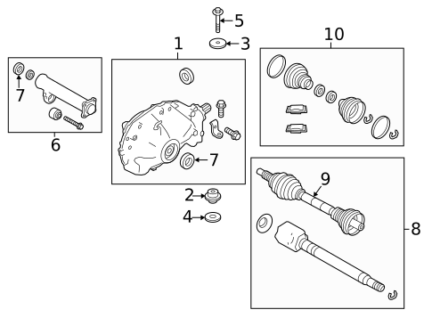 Carrier & Front Axles for 2014 Land Rover Range Rover Sport #0