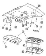 ZN03TL2AA - Interior Trim: Headliner for Mopar Image