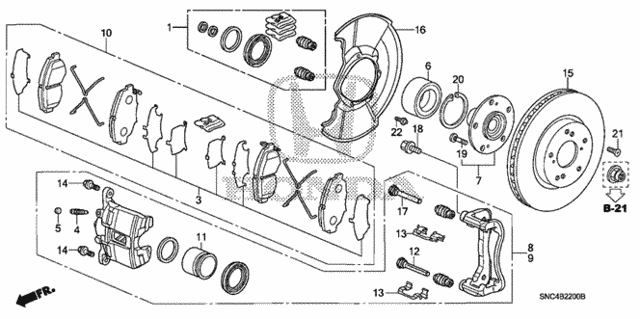 Front Brake for 2006 Honda Civic #0