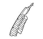 94088SA110 - Body: Lower Center Pillar Trim Pad for Subaru: Forester Image