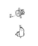 6102184AA - Steering: Hex Head Screw And Washer for Chrysler: 300, Aspen | Dodge: Challenger, Charger, Durango, Ram 1500, Ram 2500, Ram 3500, Viper | Jeep: Commander, Grand Cherokee, Grand Cherokee L, Grand Wagoneer, Wagoneer, Wrangler | Ram: 1500, 1500 Classic, 2500, 3500 | SRT: Viper Image image