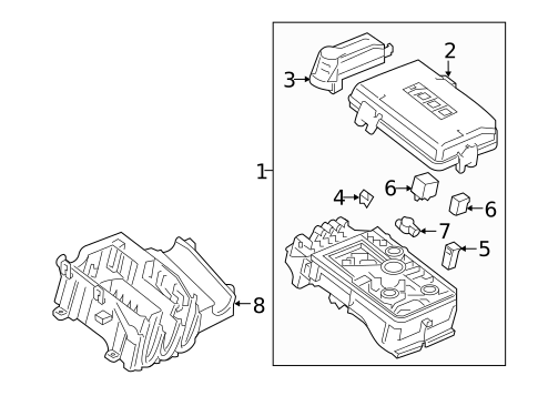 Fuse & Relay for 2019 Chevrolet Cruze #0
