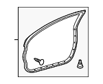 6786174010 - Body: Door Weather-strip for Scion: iQ Image