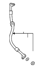 32226736 - HVAC: Rear AC Hose for Volvo Image