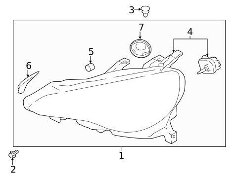 Headlamp Components for 2020 Subaru BRZ #0