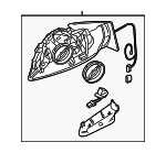 8K1857409E01C - Body: Mirror Base for Audi: A4, A4 Quattro, allroad Image