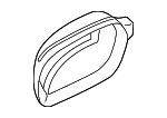 4F0857527CGRU - Body: Mirror Cover for Audi: A4, A4 Quattro, A5 Quattro, A6, A6 Quattro, A8 Quattro, allroad, Q3, Q3 Quattro, S5, S6, S8 Image