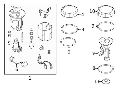 Senders for 2022 Subaru Legacy #0
