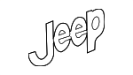 5EM87WKK - Body: Nameplate for Mopar Image
