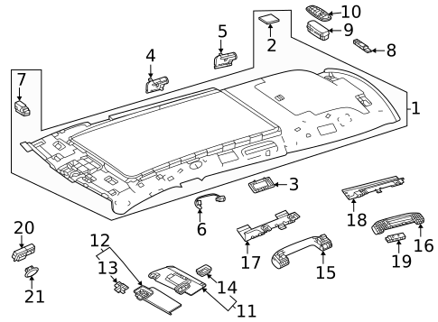 Interior Trim - Roof for 2025 Mercedes-Benz CLE300 #5