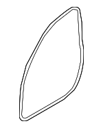 51218223659 - Body: Surround Weather-strip for BMW: 745i, 745Li, 750i, 750Li, 760i, 760Li, Alpina B7 Image