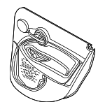 68618999AA - Body: Door Trim Panel for Dodge: Hornet | Fiat: 500X Image