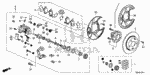 1473TR0A01 - Chassis: CALIPER SET, RR. for Honda Image
