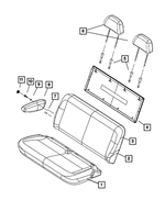 1CF661D5AA - : Cushion Cover And Pad for Mopar Image