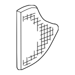 83734S3VA10ZA - Body: Grille for Acura Image