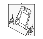 9S4Z5461018A - Body: Seat Back Frame for Ford: Focus Image