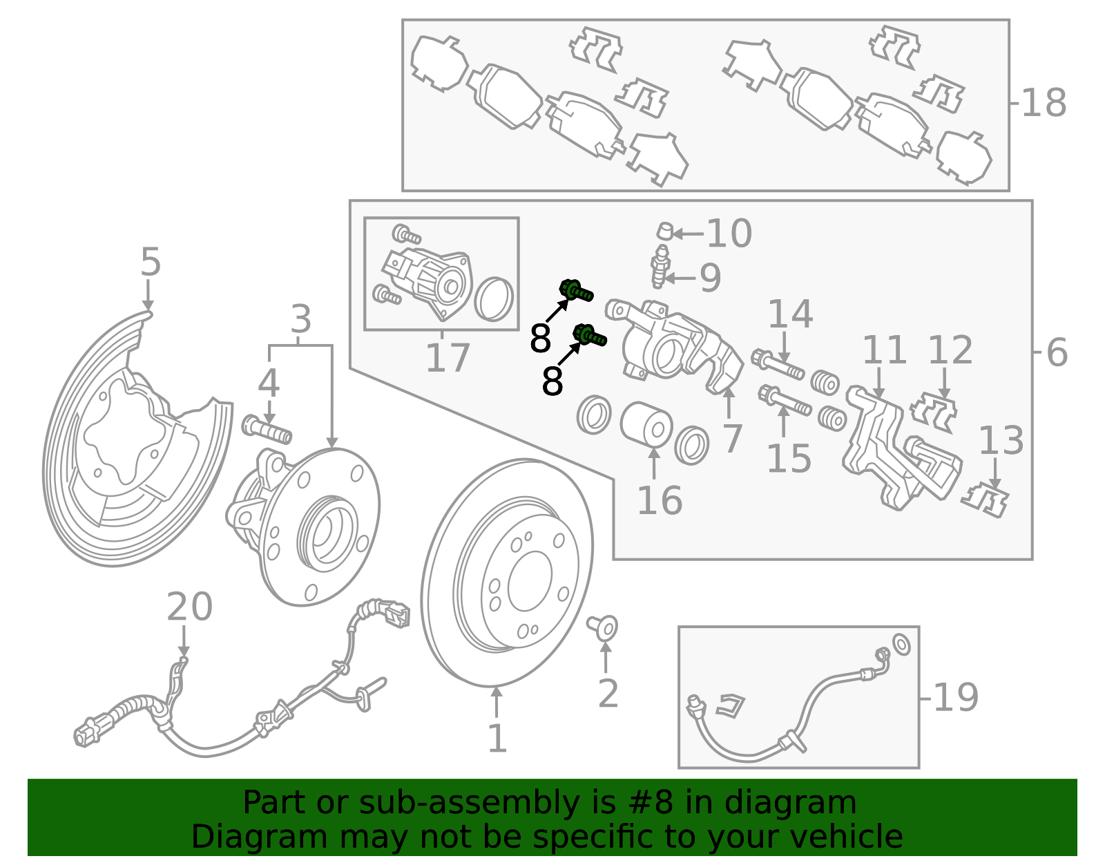 45240-SC2-003 - Bolt Flange (8X22) - 1985-2020 Honda | Genuine