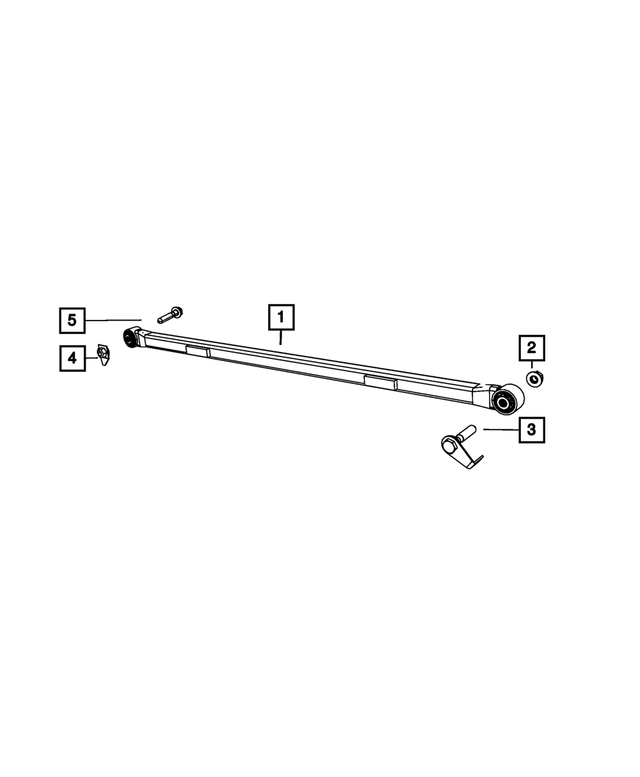 6508132AA - Rear Suspension: Hex Flange Locking Nut And Retainer, Mounting for Mopar Image