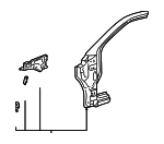 6113148021 - Body: Hinge Pillar for Toyota: Highlander Image