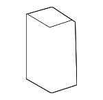 6182412090 - : 1998-2007 Toyota - Body A-Pillar Insulator for Toyota: Highlander, Land Cruiser Image