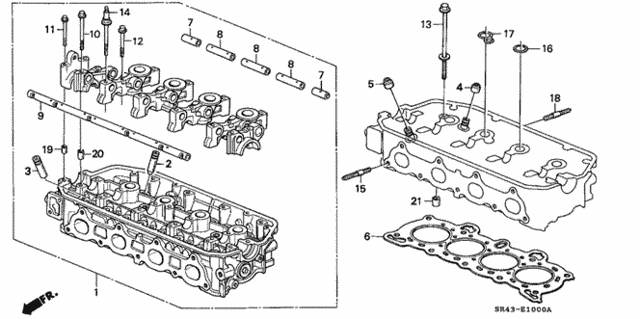 Cylinder Head (1) for 1992 Honda Civic #0